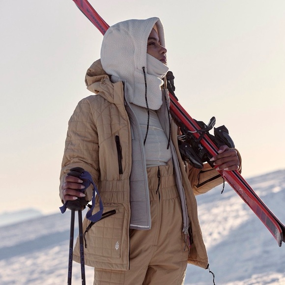 FP Movement by Free People Jackets & Blazers - FP Movement by Free People Almond Oil Ski Jacket